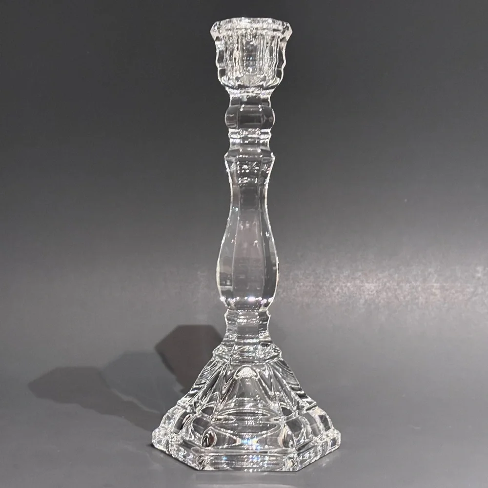 Set of 4 Tiffany & Co. Crystal Hampton Single Light Candlestick Holders 9" - Picture 6 of 12